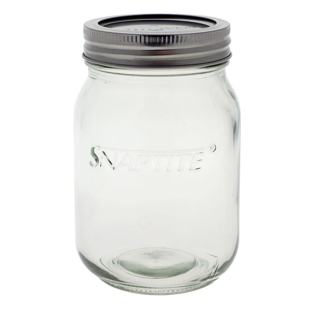 3PK of Glass Jam Jars (500ml) with Tinplate Lids