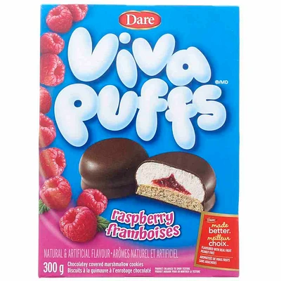 Viva Puffs Raspberry Cookies