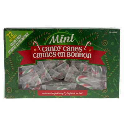 72PK Christmas Mini Candy Canes