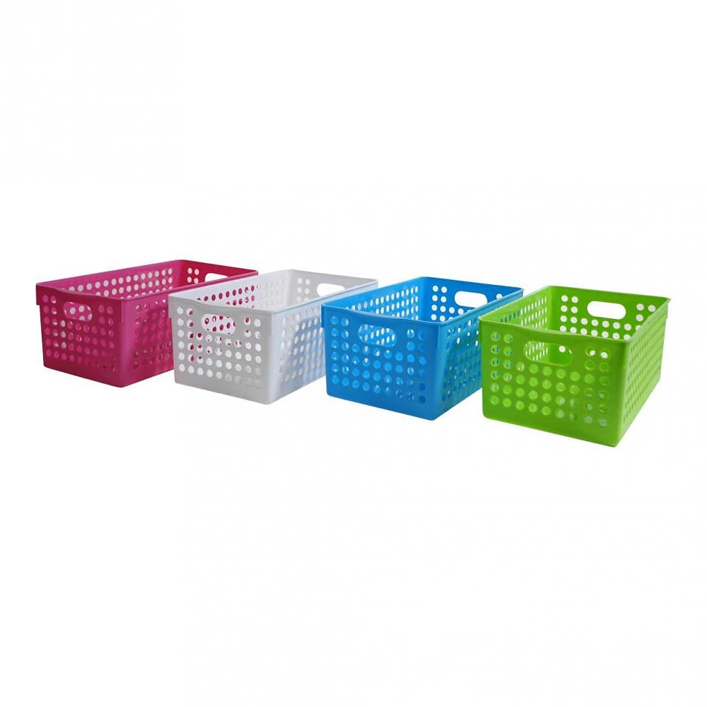 Plastic Basket (Assorted Colours