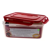 Food Container with 4 Side Clip Locks