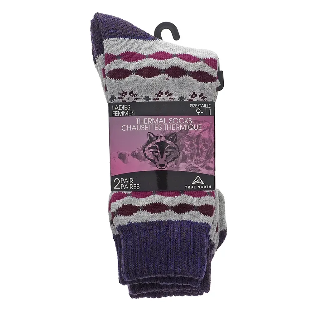 2PK Thermal Crew Socks