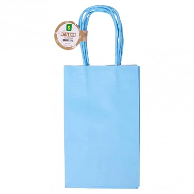 Solid Colour Kraft Paper Bags 3PK