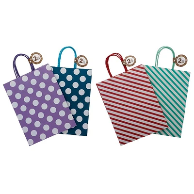 Kraft Paper Bags 2PK (Assorted Colours)