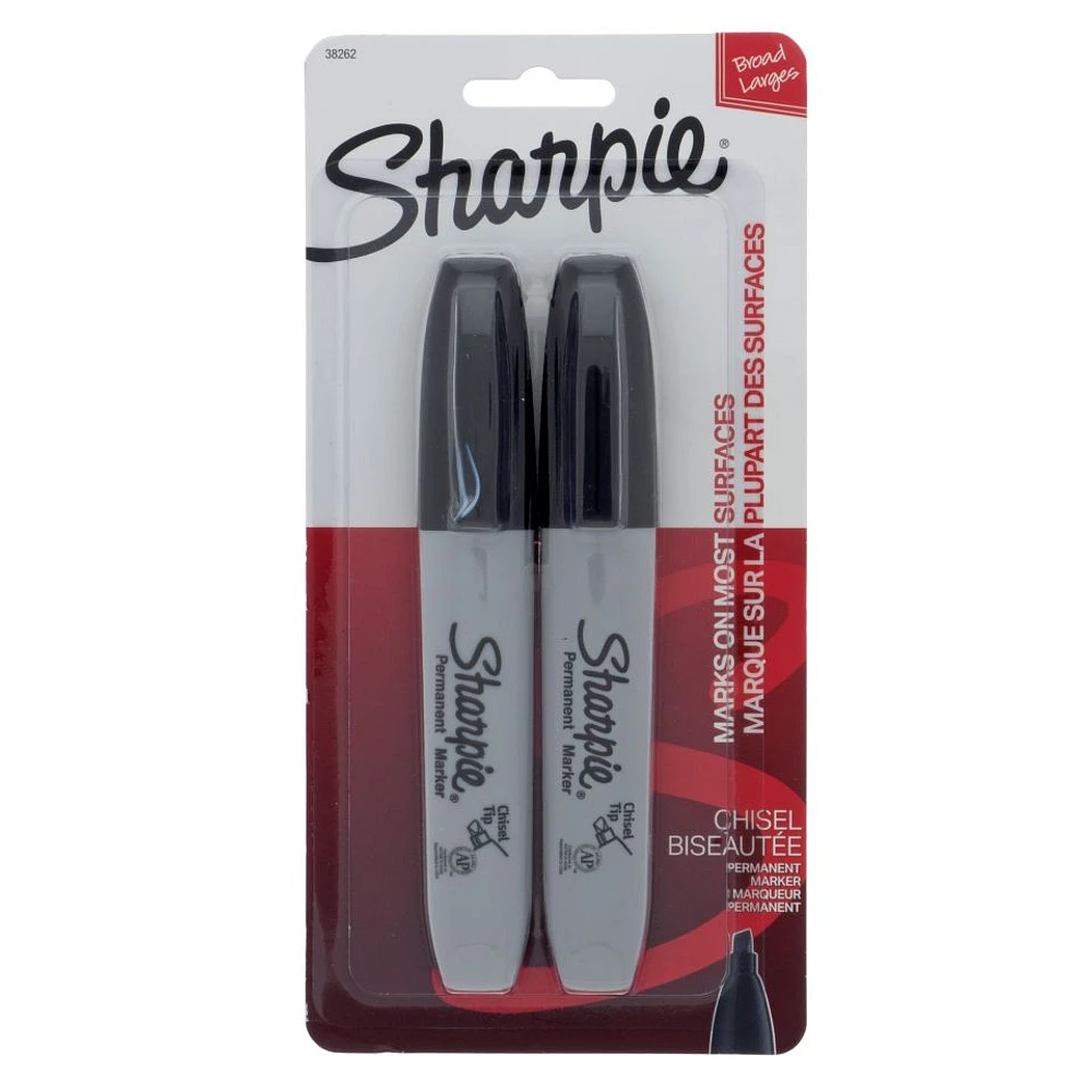 2PK Sharpie Chisel Markers