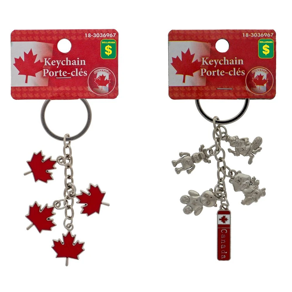 Canada Souvenir Metal Keychains