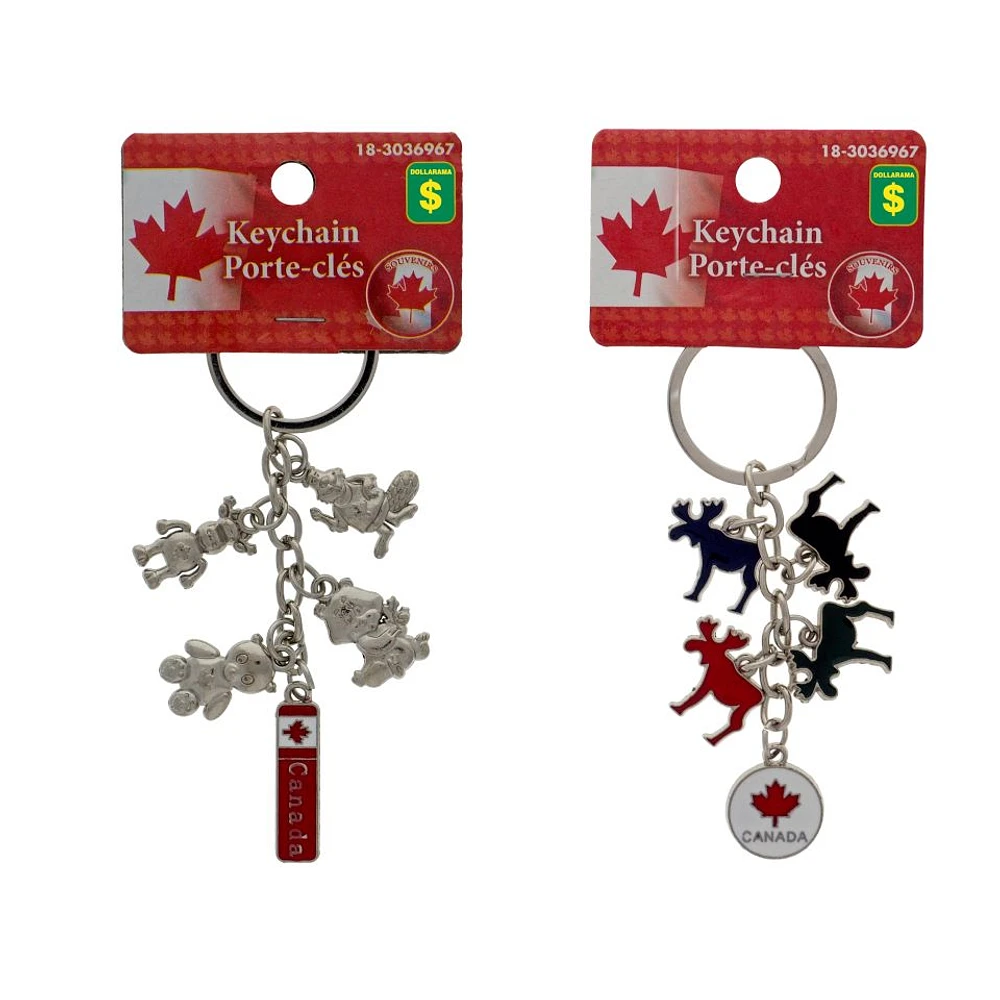 Canada Souvenir Metal Keychains