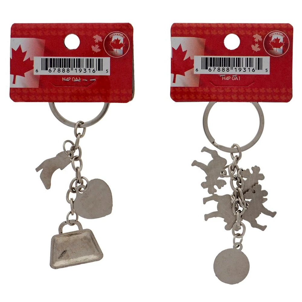 Canada Souvenir Metal Keychains