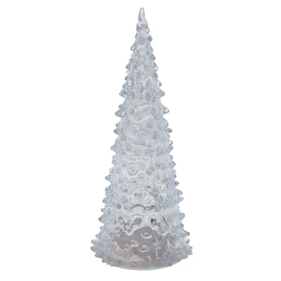 Illuminated crystal Christmas tree