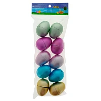 10PK Easter Metallic Fillable Eggs