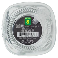 Glass Storage Jar with Metal Lid & Chalk Label