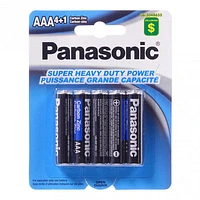 4x AAA Carbon Zinc Batteries