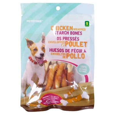 Os pressés enveloppés de poulet