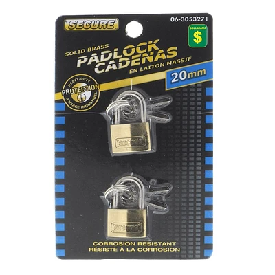 2PK Brass Padlocks