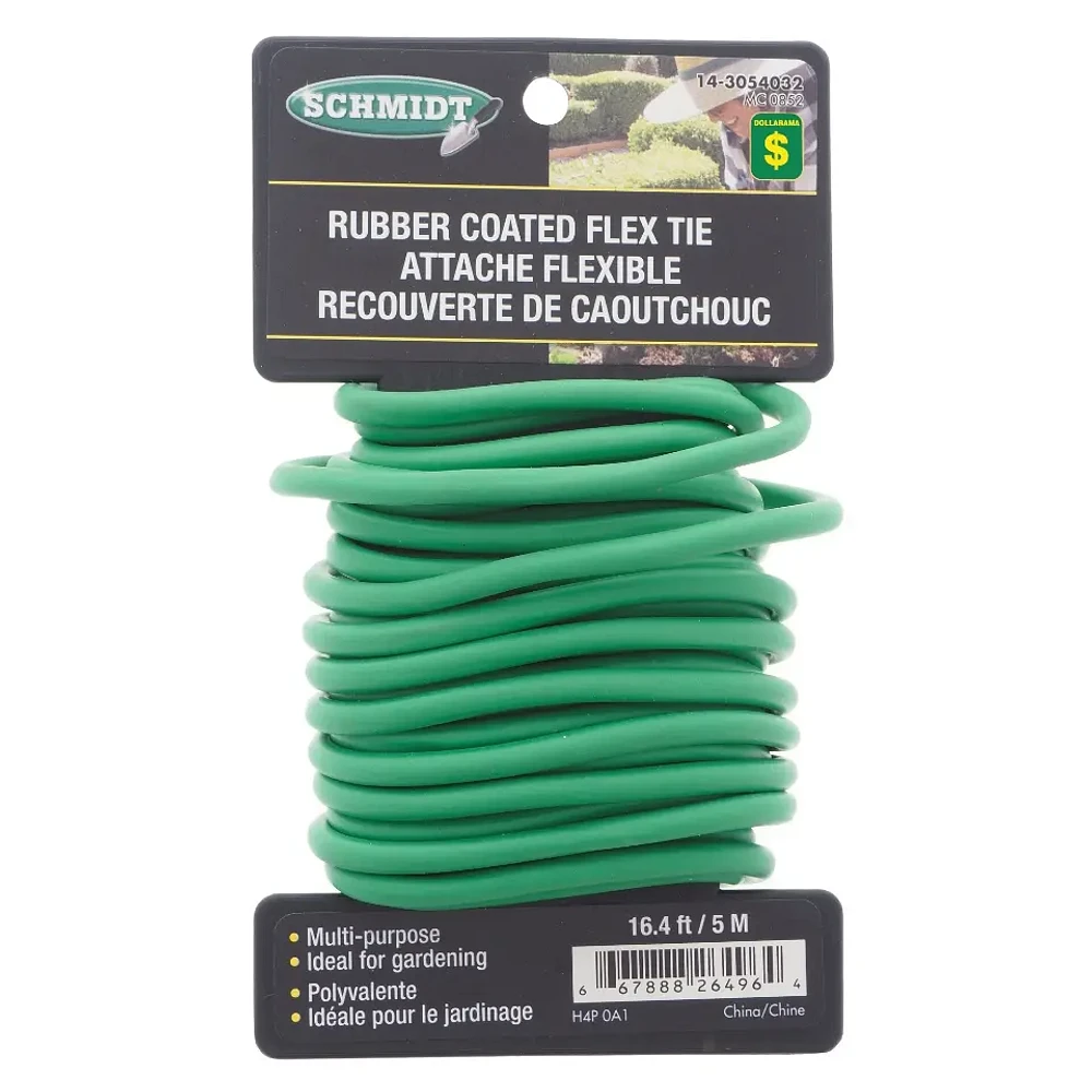 Attache verte pour plante