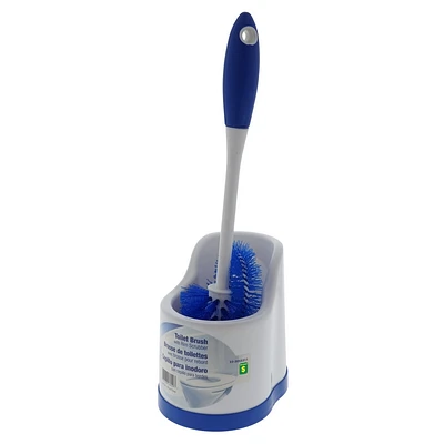 Toilet Bowl Brush with Rim Scrubber