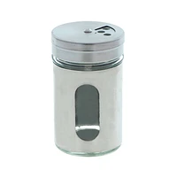 Salt & Pepper Shaker with Glass Window