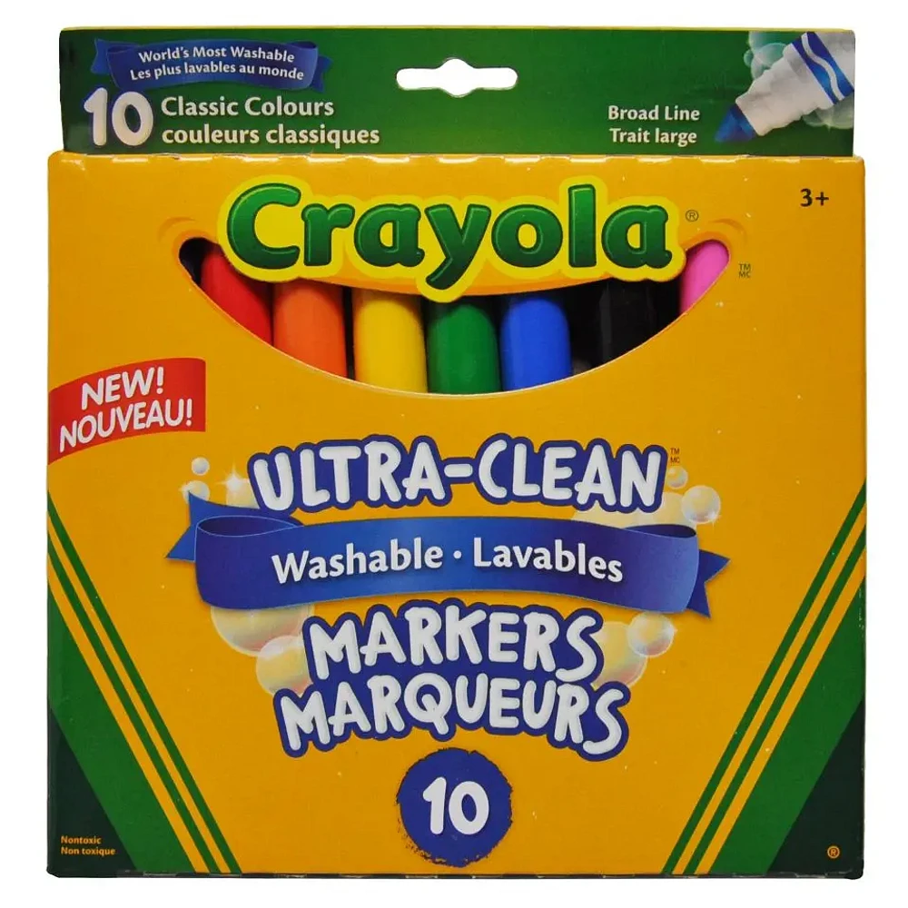 Paq de 10 marqueurs Crayola