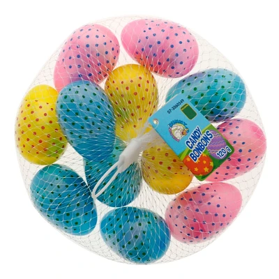 Easter Candies In Printed Eggs