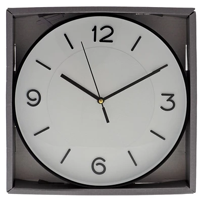 Wall Clock with Geometric Pattern