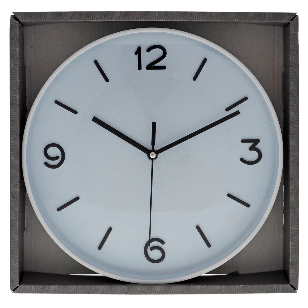 Wall Clock with Geometric Pattern