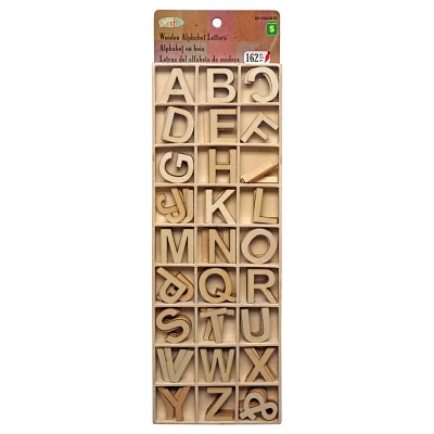 Lettres en bois - 162 mcx