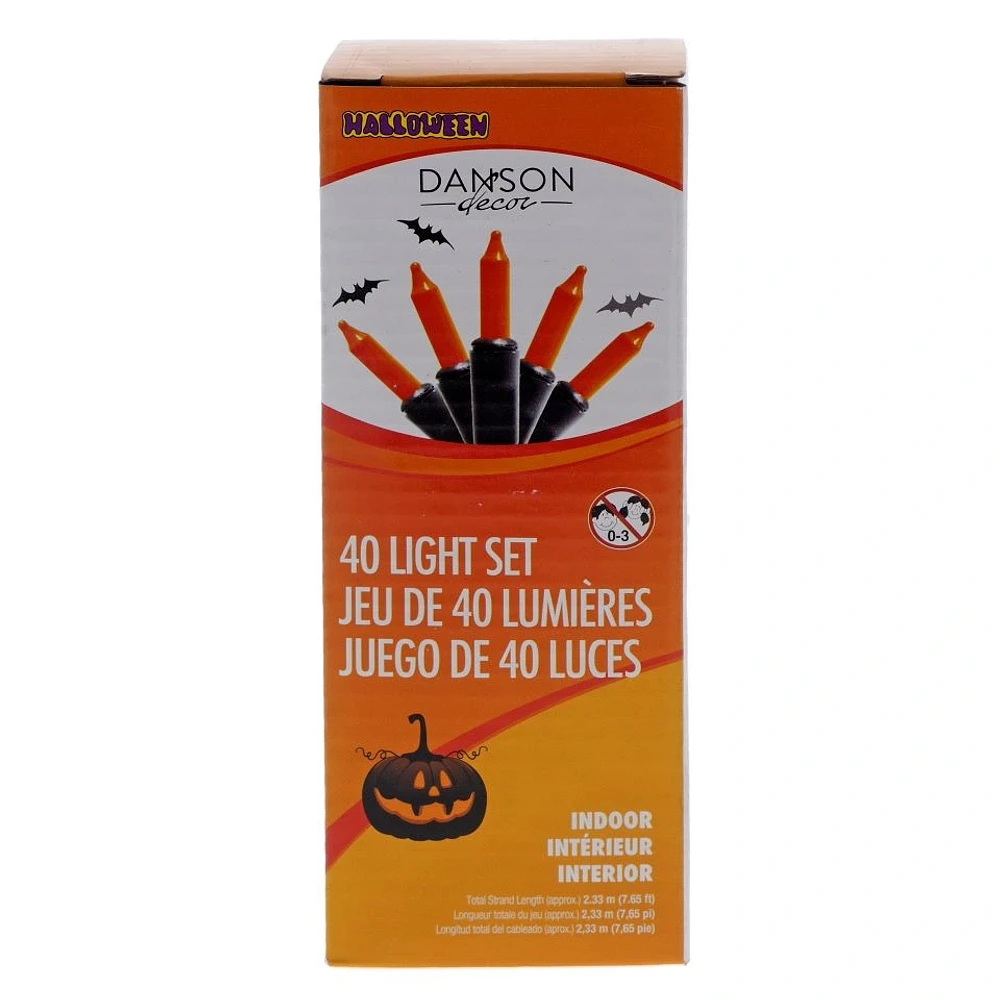 Set of 40 Halloween lights