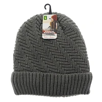 Knitted Hat with Cuff & Lining