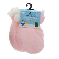 Mitaines en peluche pour bébé avec doublure en sherpa