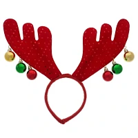 Christmas Antler Headband with Metal Balls