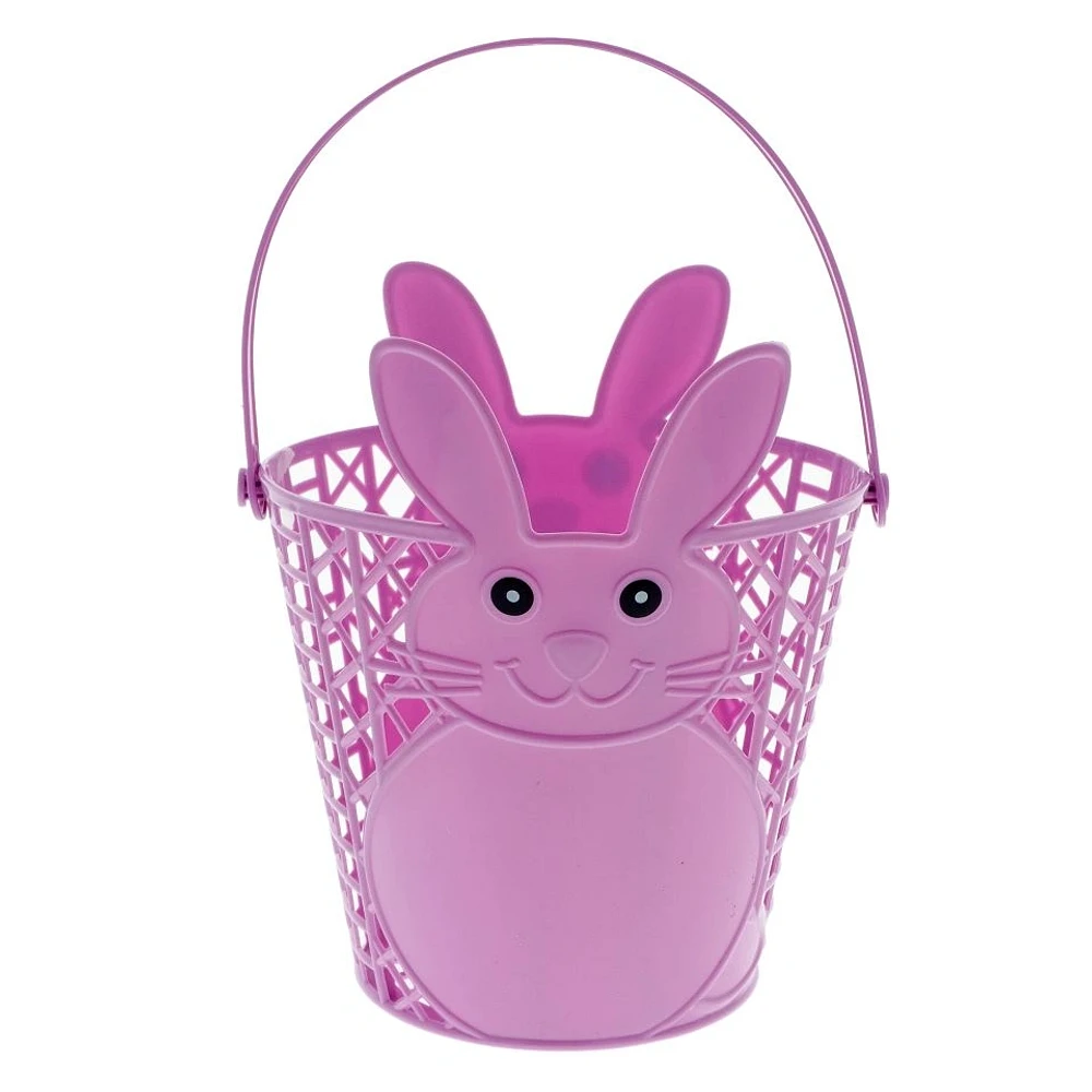 Easter Bucket With Double Sided Bunny or Chick