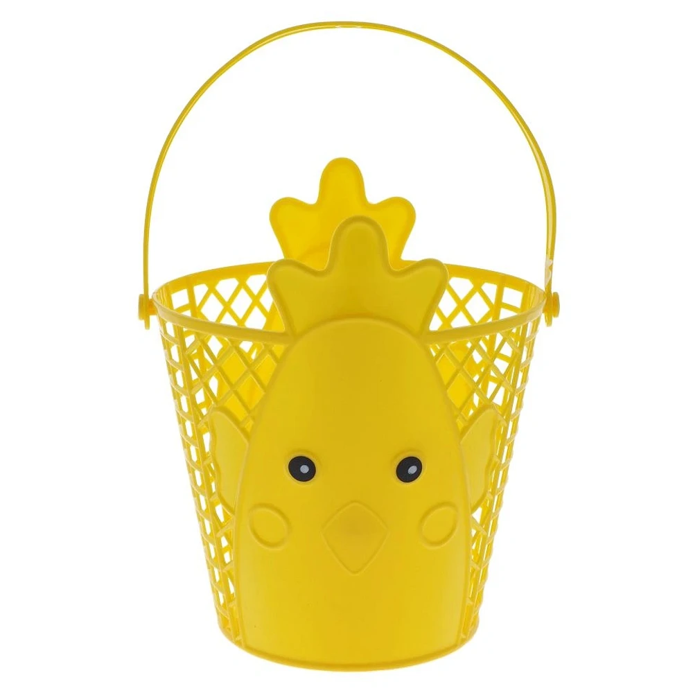 Easter Bucket With Double Sided Bunny or Chick