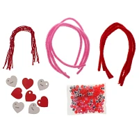 8PK Valentine Bracelet Craft Kits