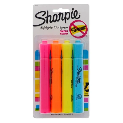 4PK Sharpie Tank Highlighters