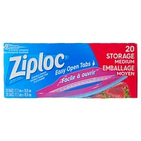 20 Ziploc Medium Storage Bags