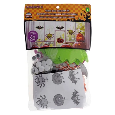 20PK Wiggle Eyes Halloween Character kit