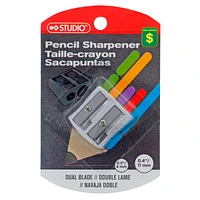 Metal 2 Hole Pencil Sharpener