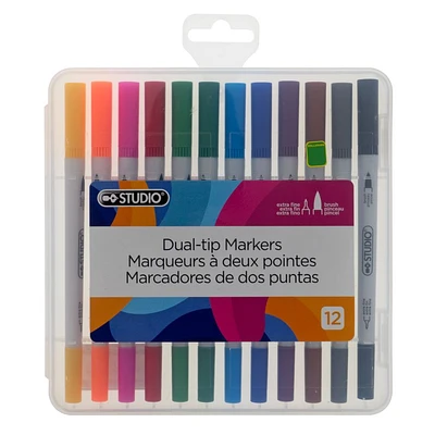 Dual Tip Coloured Markers