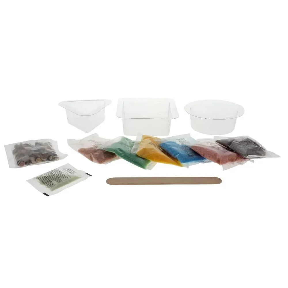 Create grow and glow chemical reaction kit