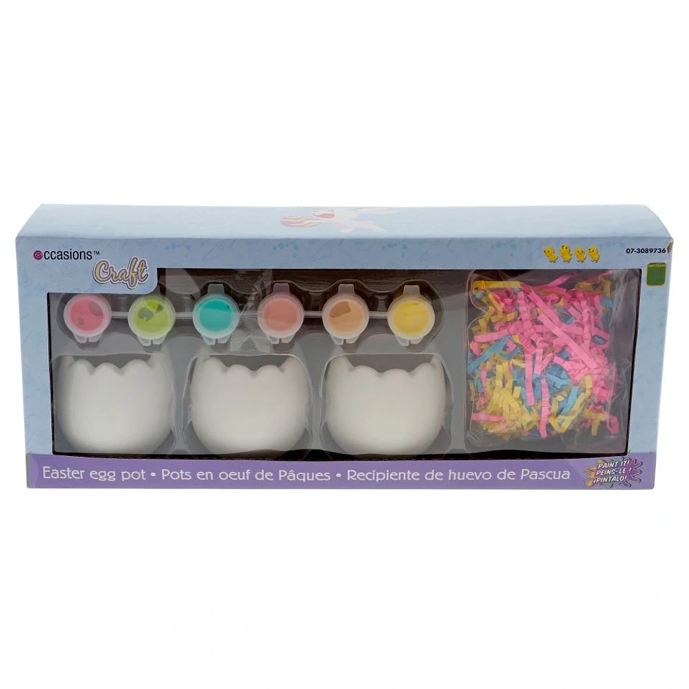 Paint Your Own Dolomite Easter Egg Pots