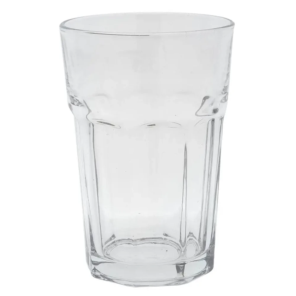 Clear Glass Rock Tumbler