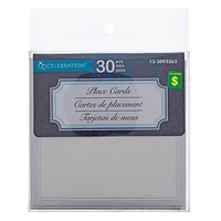 30PK Wedding Place Card With Embossment