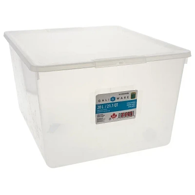 20L Rectangular Plastic Storage Box