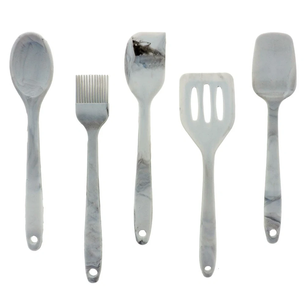 5PK Mini Silicone Utensil Set