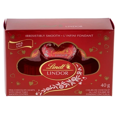 Lindt Milk Chocolate Hearts