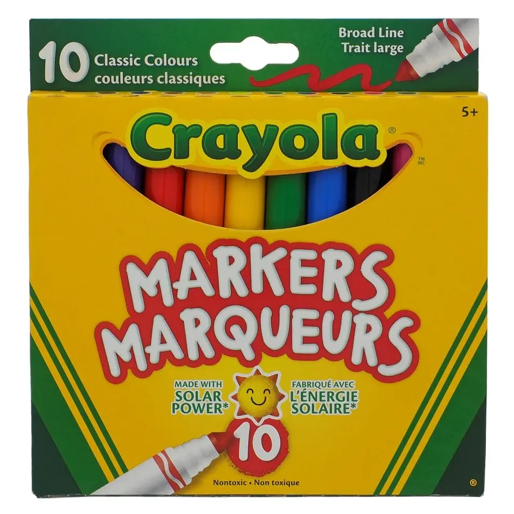 Paq. de 10 marqueurs Crayola