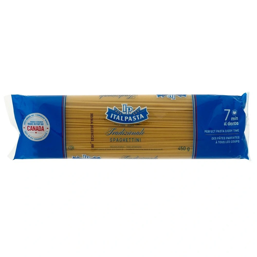 Pâtes spaghettini Italpasta, 450g