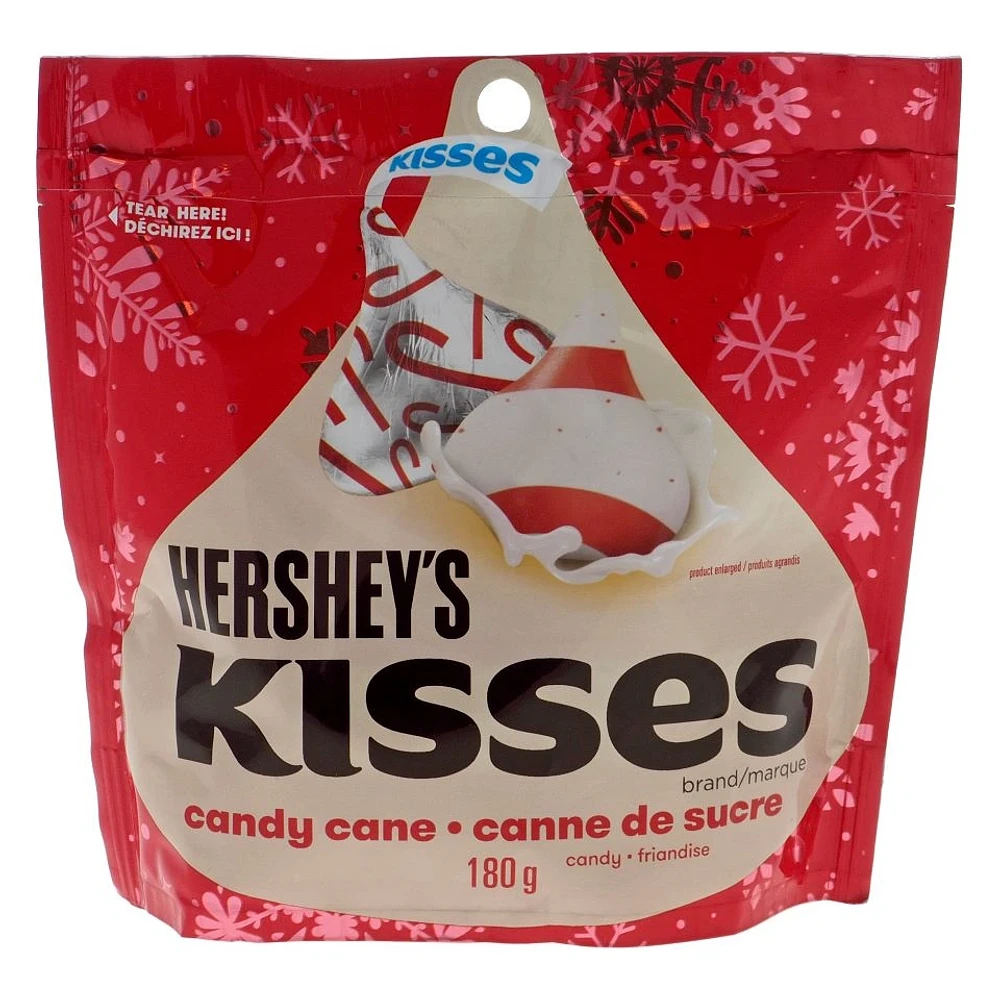 Christmas Hershey's Kisses Chocolate Flavored like Candy Cane