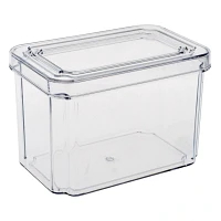 Stackable Clear Plastic Box with Lid, 930ml