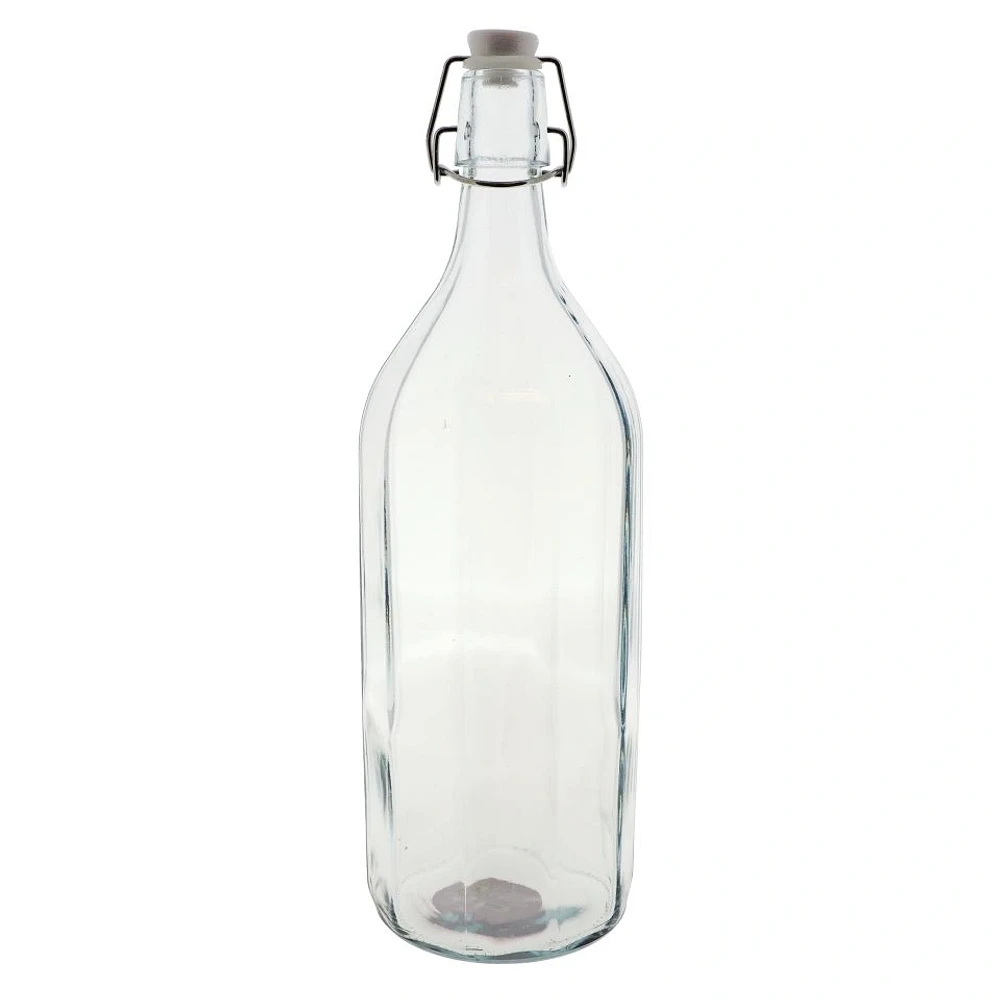 Bouteille de verre hermétique de 1,3 L